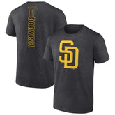 Yu Darvish San Diego Padres Playmaker Name & Number T-Shirt - Charcoal T-shirts