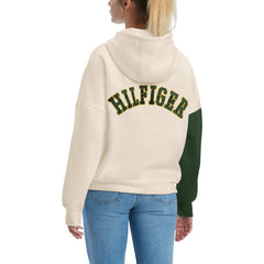 Green Bay Packers Tommy Hilfiger Women's Harriet Pullover Hoodie Cream/Green