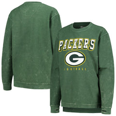 Green Bay Packers G-III 4Her by Carl Banks Women's Comfy Cord Pullover Sweatshirt Green