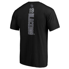 Charlie Blackmon Colorado Rockies Playmaker Name & Number T-Shirt - Black T-shirts