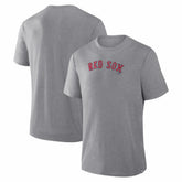 Boston Red Sox Fanatics Play Tribute Tri-Blend T-Shirt - Heather Gray T-shirts