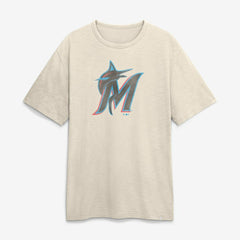 Miami Marlins Fanatics Stadium Slub T-Shirt - Tan T-shirts