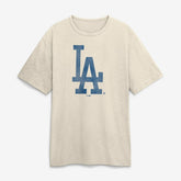 Los Angeles Dodgers Fanatics Stadium Slub T-Shirt - Tan T-shirts