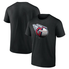 Cleveland Guardians Midnight Mascot T-Shirt - Black T-shirts