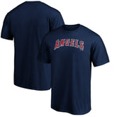 Los Angeles Angels Official Wordmark T-Shirt - Navy T-shirts