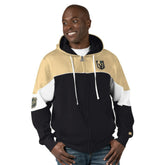 NHL Vegas Golden Knights Starter Power Forward Full-Zip Hoodie - Black/Gold