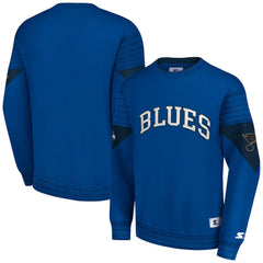NHL St. Louis Blues Starter Faceoff Pullover Sweatshirt - Blue