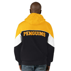 NHL Pittsburgh Penguins Starter Power Forward Full-Zip Hoodie - Black/Gold
