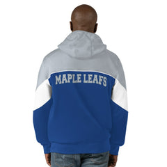 NHL Toronto Maple Leafs Starter Power Forward Full-Zip Hoodie - Blue/Gray