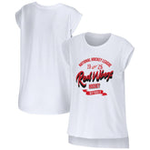 NHL Detroit Red Wings WEAR by Erin Andrews Women's Domestic Tank Top - White