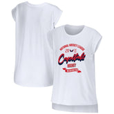 NHL Washington Capitals WEAR by Erin Andrews Women's Domestic Tank Top - White