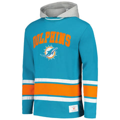 Miami Dolphins Tommy Hilfiger Ivan Fashion Pullover Hoodie Aqua