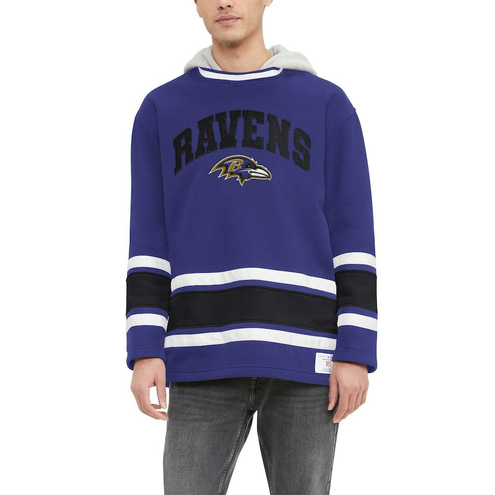 Baltimore Ravens Tommy Hilfiger Ivan Fashion Pullover Hoodie Purple