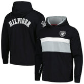 Las Vegas Raiders Tommy Hilfiger Morgan Long Sleeve Hoodie T-Shirt Black