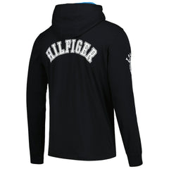 Carolina Panthers Tommy Hilfiger Morgan Long Sleeve Hoodie T-Shirt Black