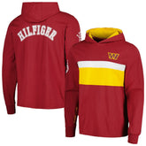Washington Commanders Tommy Hilfiger Morgan Long Sleeve Hoodie T-Shirt Burgundy