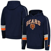 Chicago Bears Starter Captain Pullover Hoodie Navy