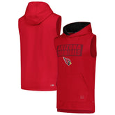 Arizona Cardinals MSX by Michael Strahan Marathon Sleeveless Pullover Hoodie Cardinal