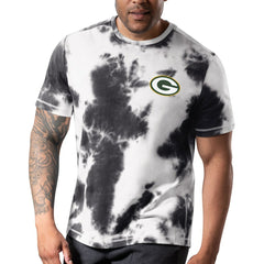 Green Bay Packers MSX by Michael Strahan Freestyle Tie-Dye T-Shirt Black