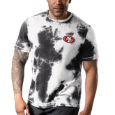 San Francisco 49ers MSX by Michael Strahan Freestyle Tie-Dye T-Shirt Black
