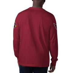 Arizona Cardinals Starter Clutch Hit Long Sleeve T-Shirt Cardinal