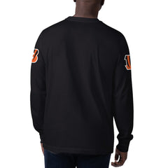 Cincinnati Bengals Starter Clutch Hit Long Sleeve T-Shirt Black