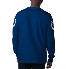 Indianapolis Colts Starter Clutch Hit Long Sleeve T-Shirt Royal