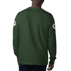 Green Bay Packers Starter Clutch Hit Long Sleeve T-Shirt Green