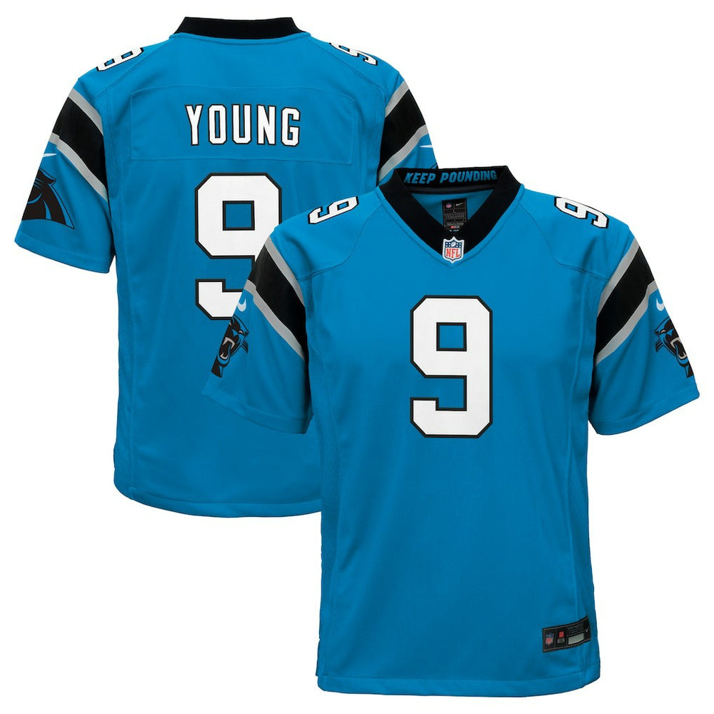 NFL Bryce Young Carolina Panthers Youth Game Jersey - Blue