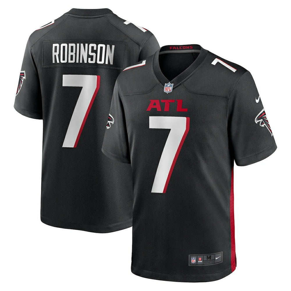 NFL Bijan Robinson Atlanta Falcons Youth Game Jersey - Black