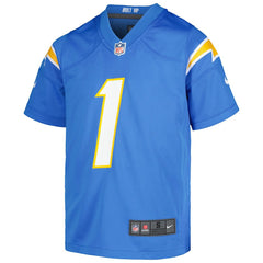 NFL Quentin Johnston Los Angeles Chargers Youth Game Jersey - Powder Blue