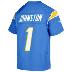 NFL Quentin Johnston Los Angeles Chargers Youth Game Jersey - Powder Blue