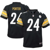 Joey Porter Jr. Pittsburgh Steelers Youth Game Jersey Black