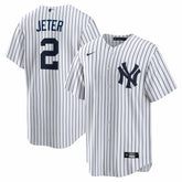 MLB Derek Jeter New York Yankees Nike Home Retired Player Replica Jersey - White