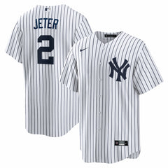 MLB Derek Jeter New York Yankees Nike Home Retired Player Replica Jersey - White