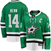 NHL Jamie Benn Dallas Stars Fanatics Captain Patch Home Breakaway Jersey - Kelly Green