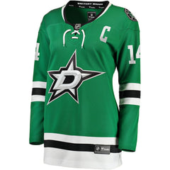 NHL Jamie Benn Dallas Stars Fanatics Women's Captain Patch Home Breakaway Player Jersey - Kelly Green