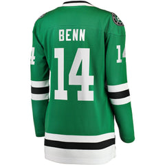 NHL Jamie Benn Dallas Stars Fanatics Women's Captain Patch Home Breakaway Player Jersey - Kelly Green