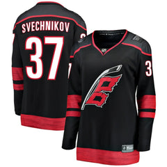 NHL Andrei Svechnikov Carolina Hurricanes Fanatics Women's Home Breakaway Player Jersey - Black