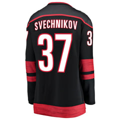 NHL Andrei Svechnikov Carolina Hurricanes Fanatics Women's Home Breakaway Player Jersey - Black