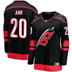 NHL Sebastian Aho Carolina Hurricanes Fanatics Women's Home Breakaway Player Jersey - Black