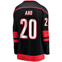 NHL Sebastian Aho Carolina Hurricanes Fanatics Women's Home Breakaway Player Jersey - Black
