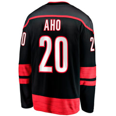 NHL Sebastian Aho Carolina Hurricanes Fanatics Home Breakaway Jersey - Black