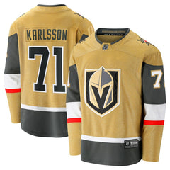 NHL William Karlsson Vegas Golden Knights Fanatics Home Breakaway Jersey - Gold