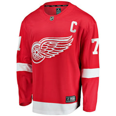 NHL Dylan Larkin Detroit Red Wings Fanatics Branded Captain Home Breakaway Jersey - Red