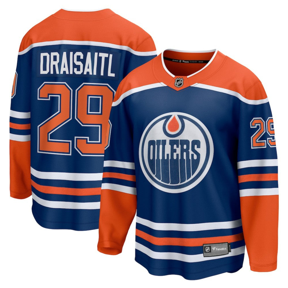 NHL Leon Draisaitl Edmonton Oilers Fanatics Home Breakaway Jersey - Royal