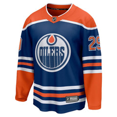 NHL Leon Draisaitl Edmonton Oilers Fanatics Home Breakaway Jersey - Royal