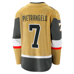 NHL Alex Pietrangelo Vegas Golden Knights Fanatics Home Breakaway Jersey - Gold
