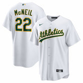 MLB Jeff McNeil Athletics Nike Home Replica Jersey - White