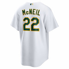 MLB Jeff McNeil Athletics Nike Home Replica Jersey - White